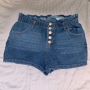 Wild Fable High-rise Button-front Paper Bag Shorts